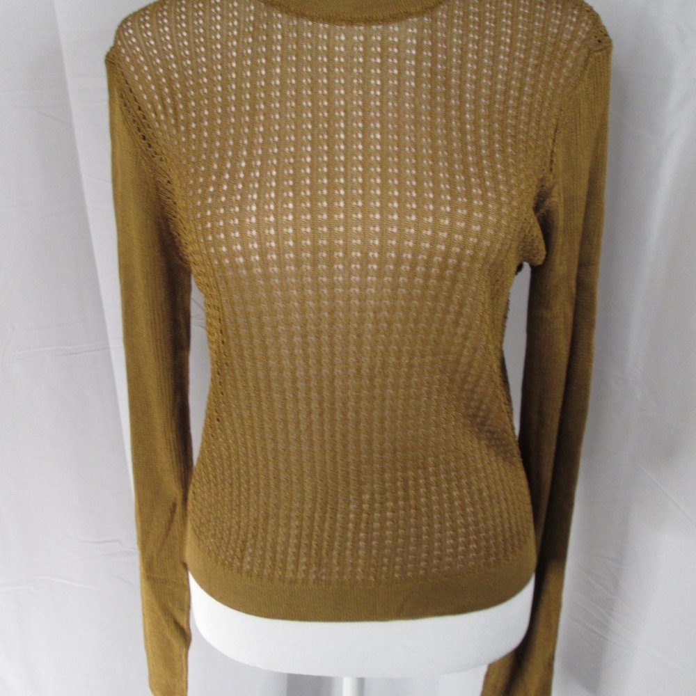 NWT-Free People H2O Crew Pullover Sweater Tiger Eye-M & L also in Black & Jade - Picture 7 of 12